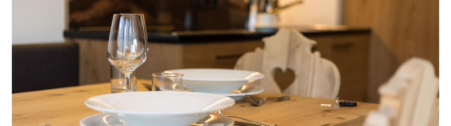 Zona pasti nell'appartamento della Gamz Villa