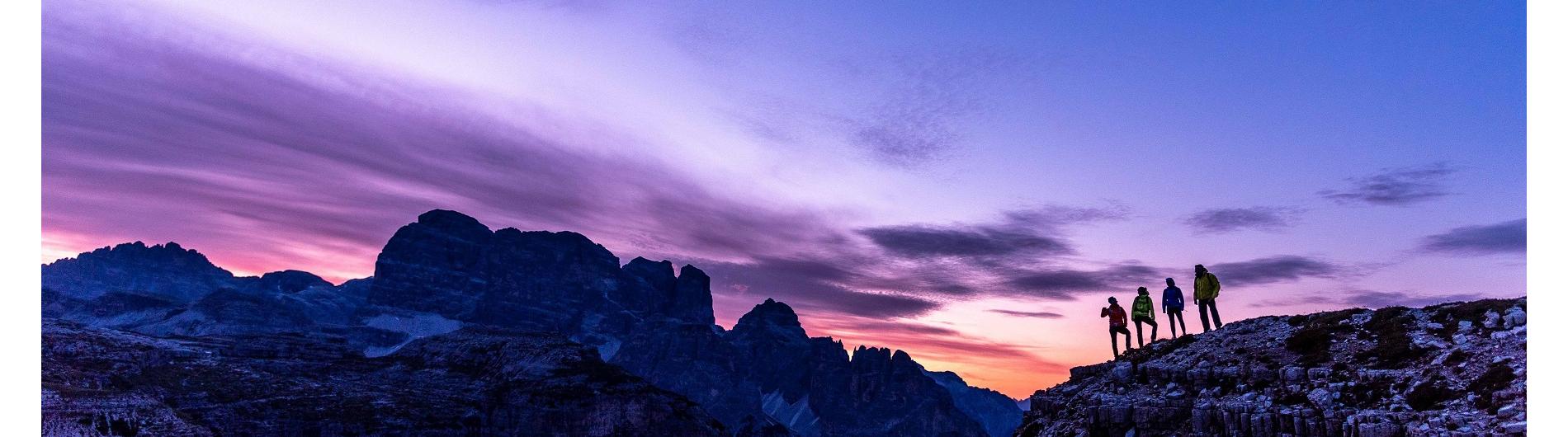 Sonnenaufgang am Berg