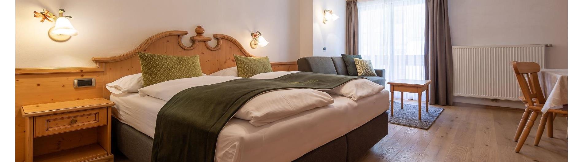 Letto nella camera doppia Comfort.