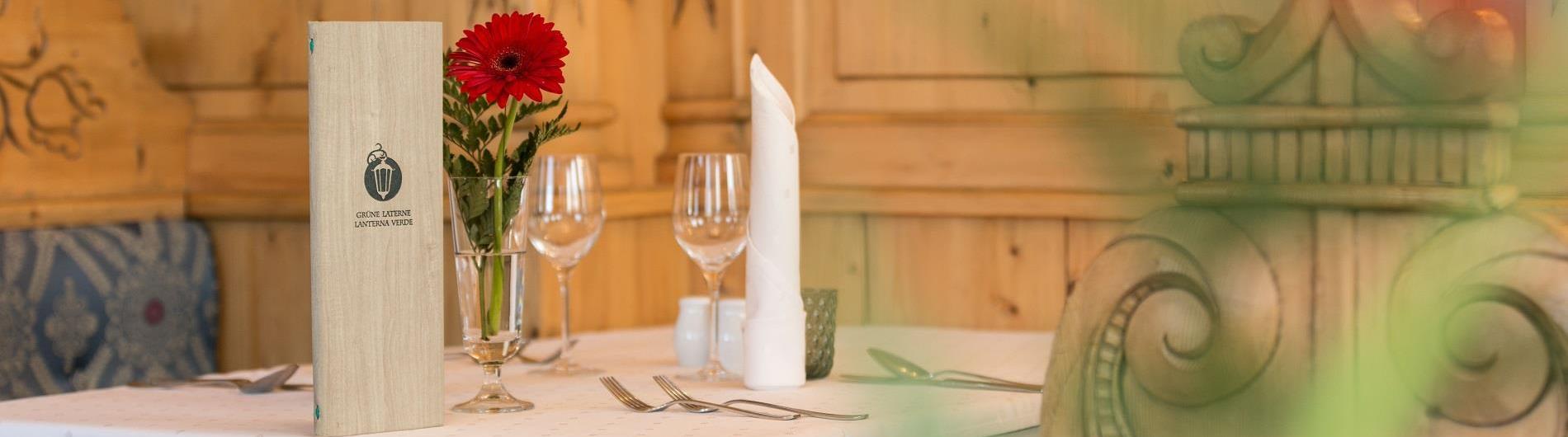 Gedeckter Tisch im Restaurant