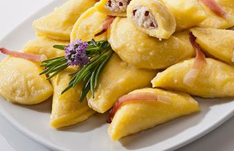 Taschette di patate speck